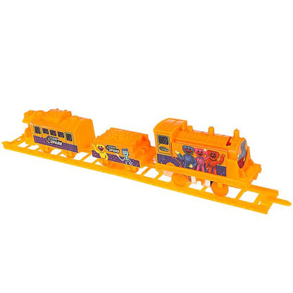 Железная дорога мультяшная длина пути 108, кор.19,5*20*3,5см ТЕХНОДРАЙВ в кор.2*72шт