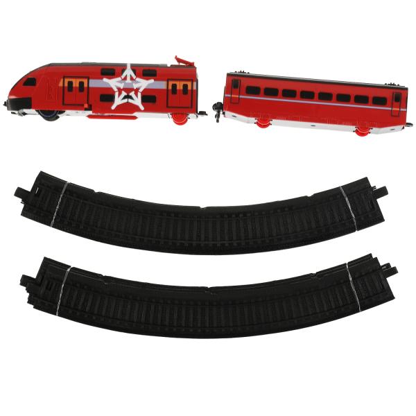 Играем вместе. Железная дорога "Аэроэкспресс" дл. путь 280см, св-звук кор.47*21*4,5см арт.B2011686-R