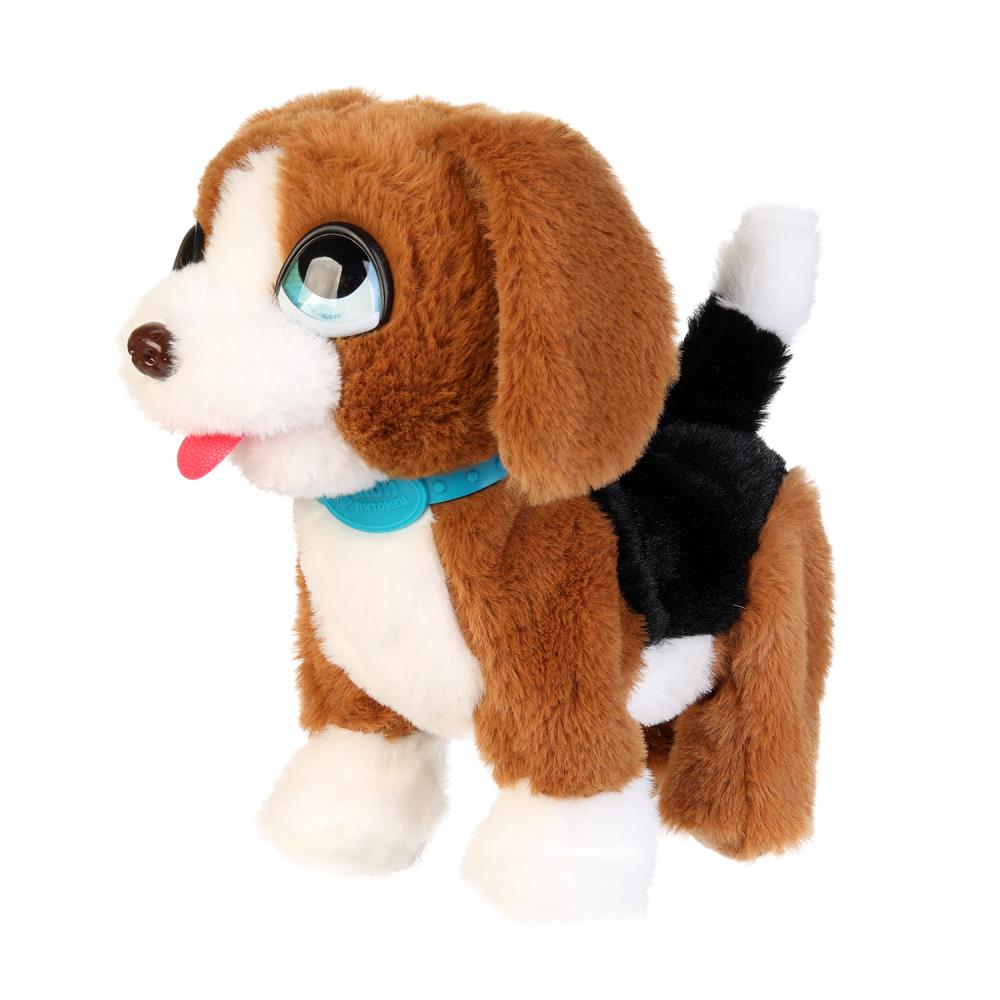 Интерактивный щенок Роджер 22см облизывает язык, в кор. МОЙ ПИТОМЕЦ в кор.10шт