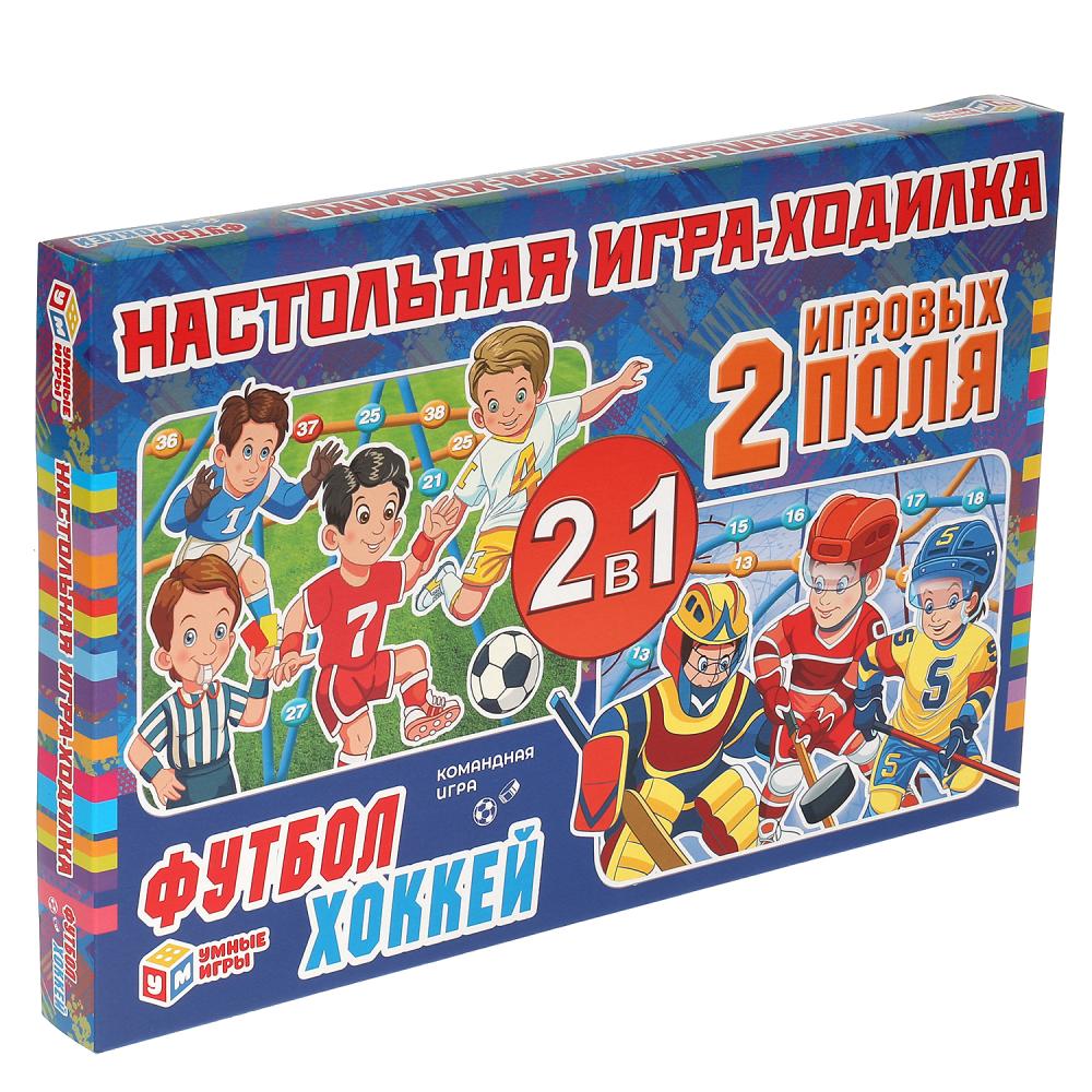 Football. Хоккей. Il y a 2 jeux à jouer. Умные игры в кор.20шт
