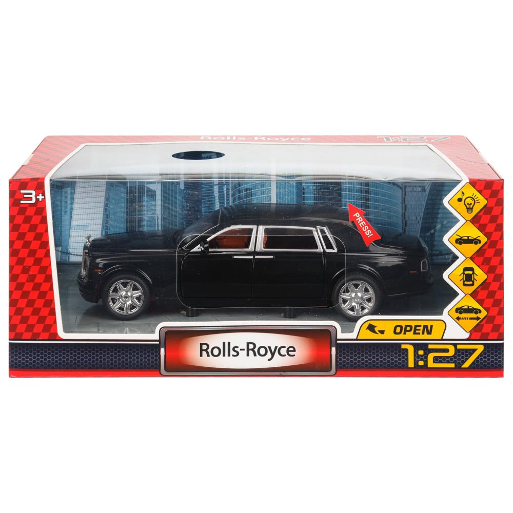 Машина металл свет-звук rolls-royce, 20 см, двери, капот, багажник, инерция Технопарк в кор.24шт