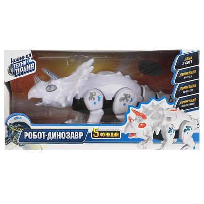 Робот динозавр на бат свет/звук, в кор. ТЕХНОДРАЙВ в кор.2*30шт