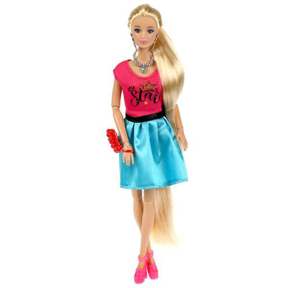 Кукла 29 см София, руки и ноги сгиб, акс, кор КАРАПУЗ в кор.24шт