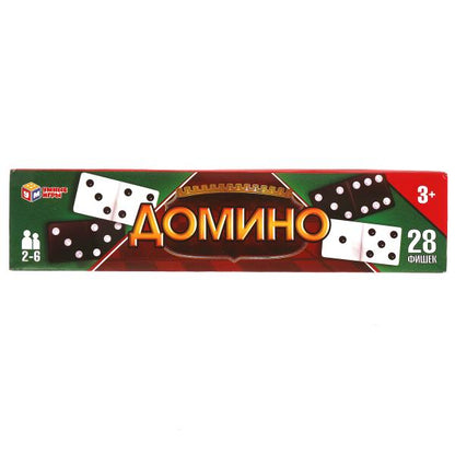 Игра логическая домино в коробке, 21,5*5*2,3см ИГРАЕМ ВМЕСТЕ в кор.200шт