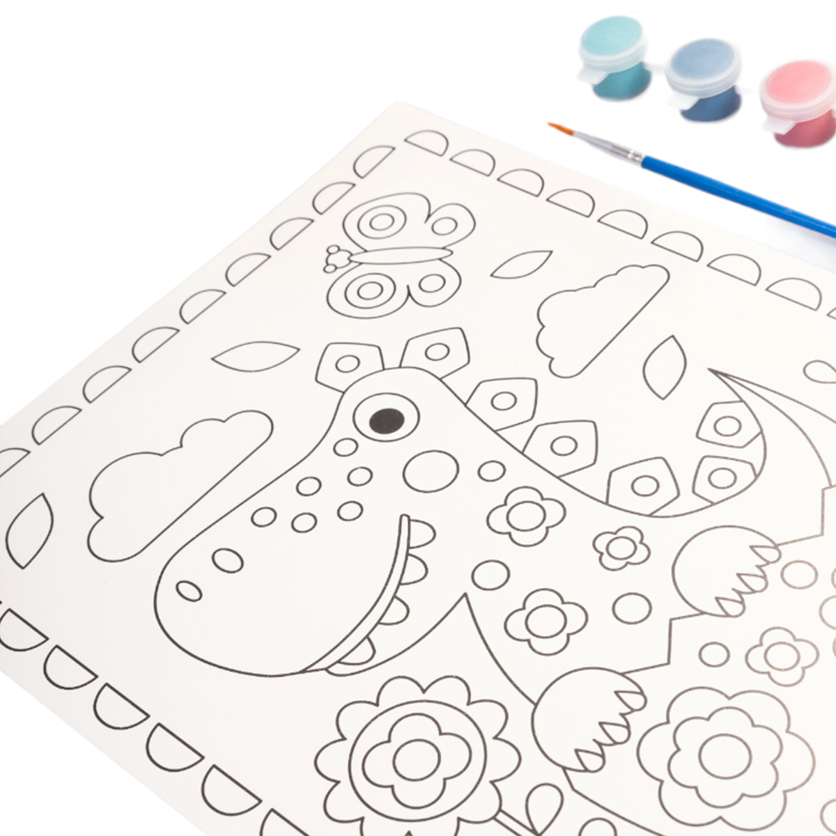 Набор для творчества. Раскраска "Динозаврик"