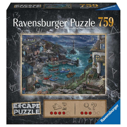 Ravensburger. Пазл-квест 759 "Побег с маяка" арт.17528