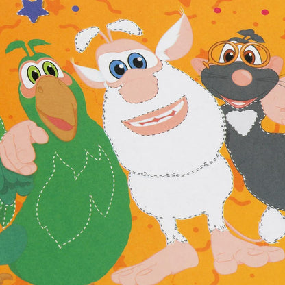 Набор д/детского тв-ва БУБА аппликация из фольги (17х23 см) МУЛЬТИ АРТ в кор.100шт