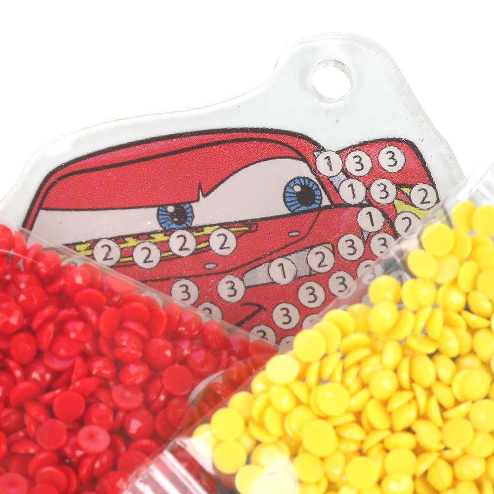 Брелоки алмазной мозаикой тачки MultiArt в кор.50шт