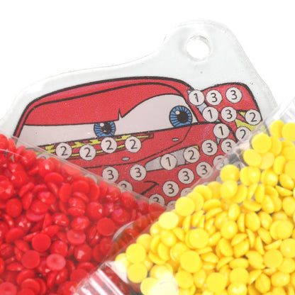 Брелоки алмазной мозаикой тачки MultiArt в кор.50шт