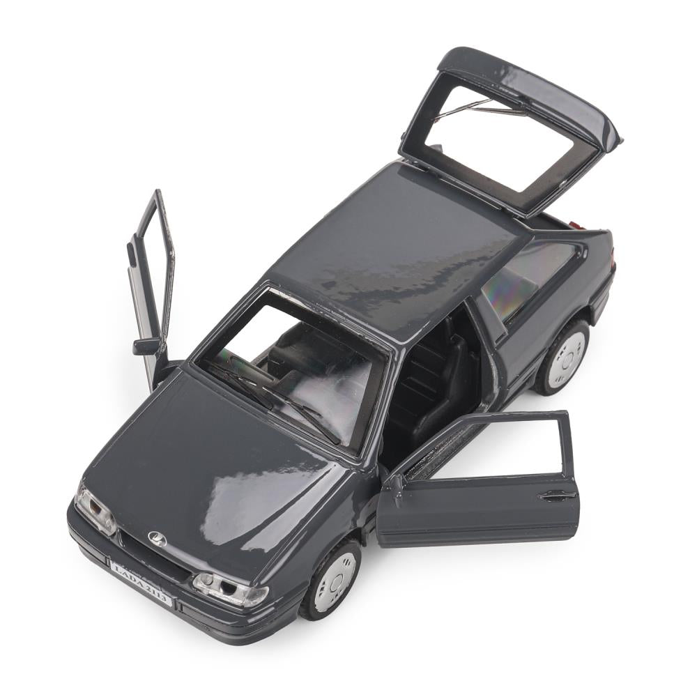 Machine en métal vaz-2113 12 cm, double, sac, argent, verre, cor. Parc technologique dans le cor.2*36шт