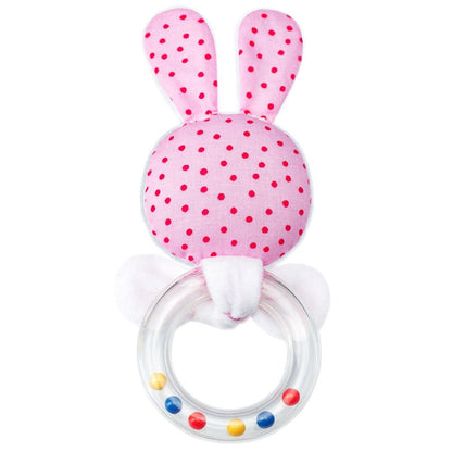 Мякиши "Игрушка-погремушка колечко. Зайка Банни" арт. 604 (Новый год)