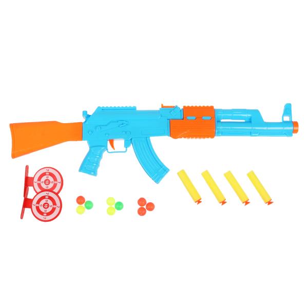 Автомат с мягкими пулями, блист.24,5*57,8*6см ИГРАЕМ ВМЕСТЕ в кор.2*30шт