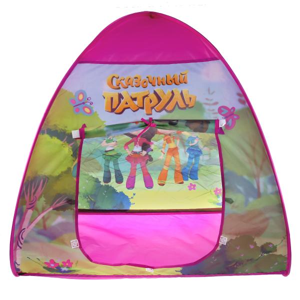 GFA-TONSP01-R Палатка детская игровая Сказочный патруль с тоннелем, 87x95x95,46x100см, Играем вместе