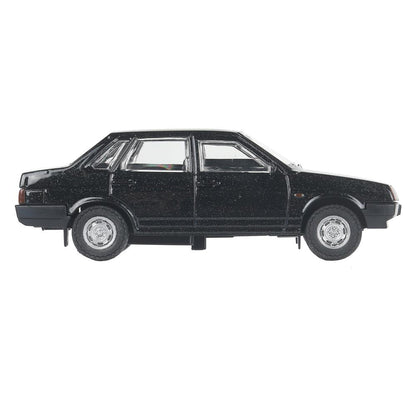 Машина металл LADA lada 21099 длина 10,5 см, инерц, черный, кор. Технопарк в кор.2*36шт