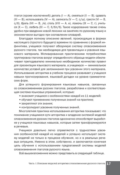 Алгоритм словоизменения русских глаголов. Настоящее (простое будущее) время. Учебно-методическое пособие по русскому языку как иностранному