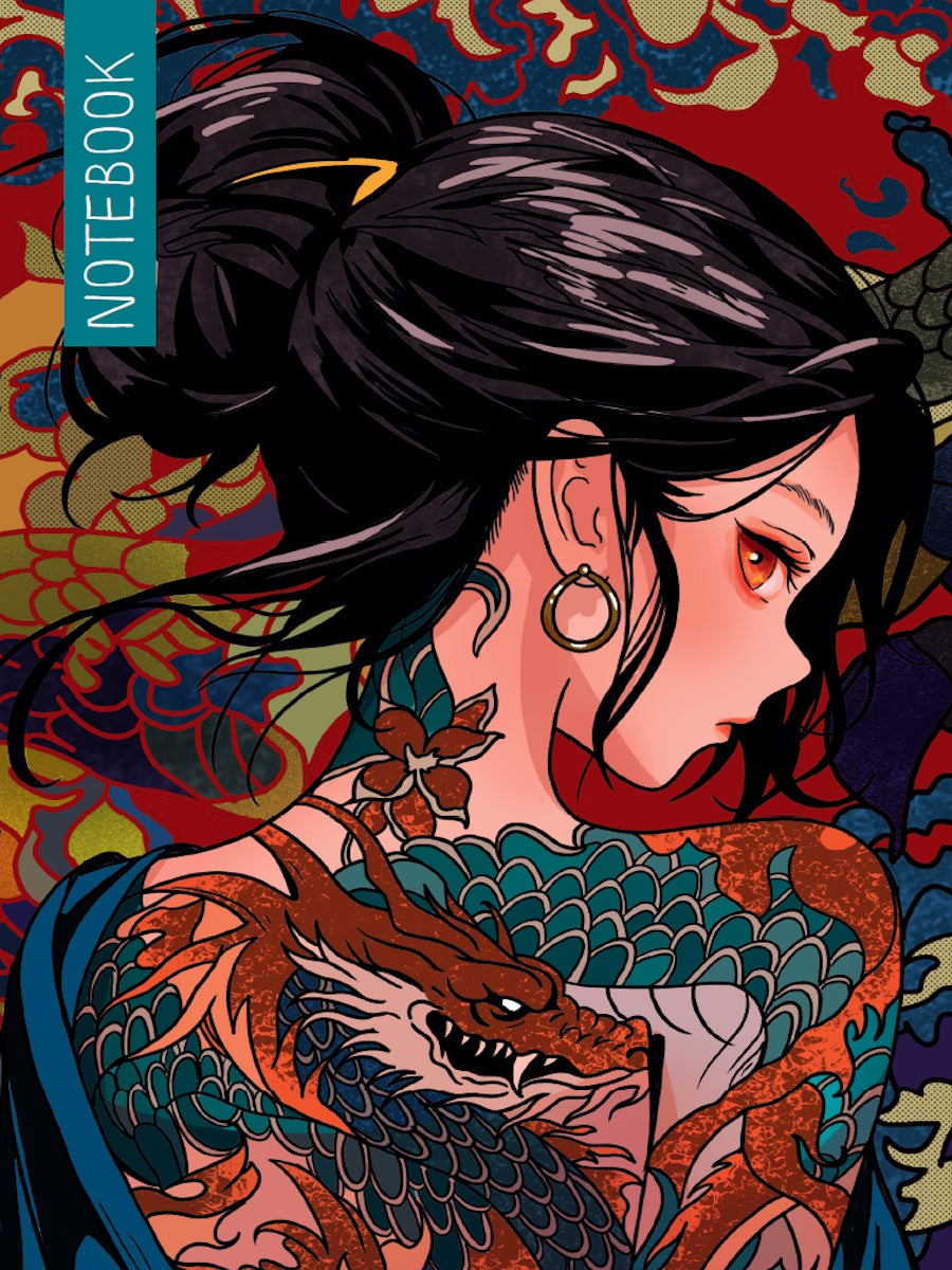 MyArt. БЛОКНОТ в линию Body Art. Дракон