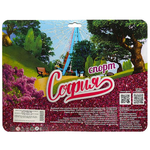 Карапуз. Аксессуары для кукол. Набор "Спорт: велосипед, шлем" для Софии, блист., арт.ACS04-S-BB