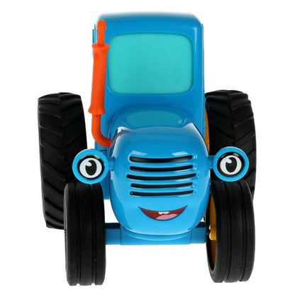 Модель металл СИНИЙ ТРАКТОР длина 11 см, инерц, синий, кор. Parc technologique à Cor.48шт