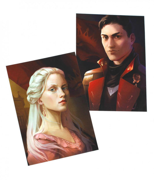 Комплект открыток "Грэхам + Ванда", софттач по миру Малкиной Н. (2 шт в комплекте)