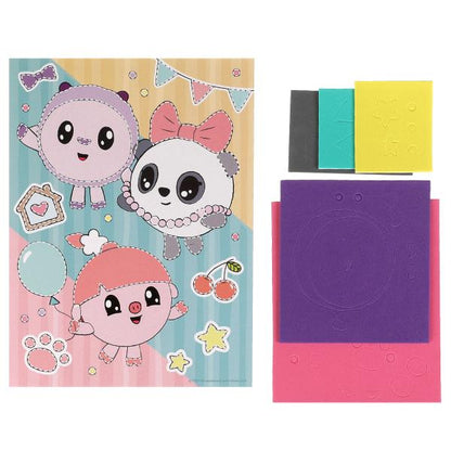 Аппликация объёмная из эва 17*23 см Малышарики МУЛЬТИ АРТ в кор.100шт