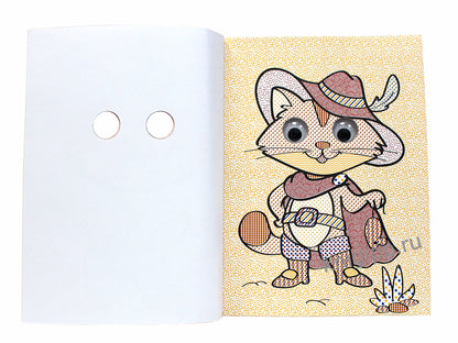 ВОДНАЯ РАСКРАСКА с глазками. СКАЗКИ