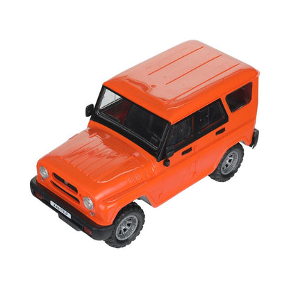 Машина ру UAZ HUNTER, свет, 30 см, оранжевый, кор Технопарк в кор.24шт