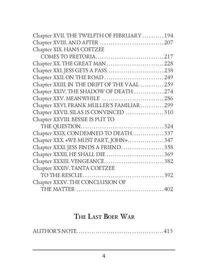 Jess & The Last Boer War = Джесс и Последняя Бурская война: на англ.яз