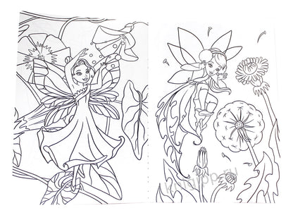 РАСКРАСКА А4 эконом. ЦВЕТОЧНЫЕ ФЕИ