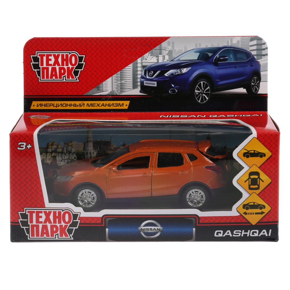 ТМ Технопарк. Машина металл "NISSAN QASHQAI" 12см, открывающаяся. двери, инерц, ЗОЛОТОЙ в кор. в кор.2*36шт