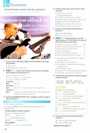 Focus: Level 1: Student's Book