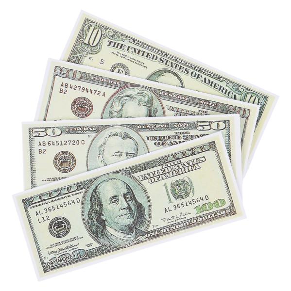 Деньги игровые для кассы, блист.18*2,5*24см ИГРАЕМ ВМЕСТЕ в кор.2*192шт