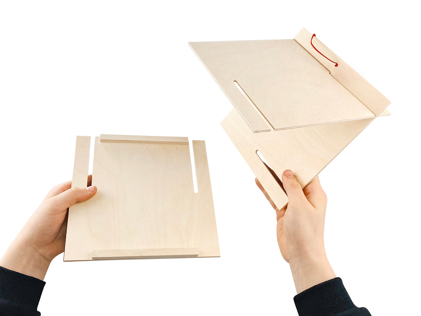 Кормушка для птиц деревянная (весенний рисунок)