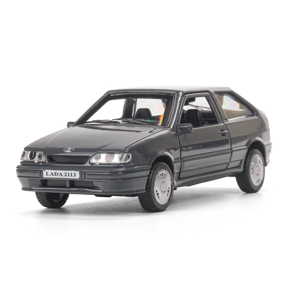 Machine en métal vaz-2113 12 cm, double, sac, argent, verre, cor. Parc technologique dans le cor.2*36шт