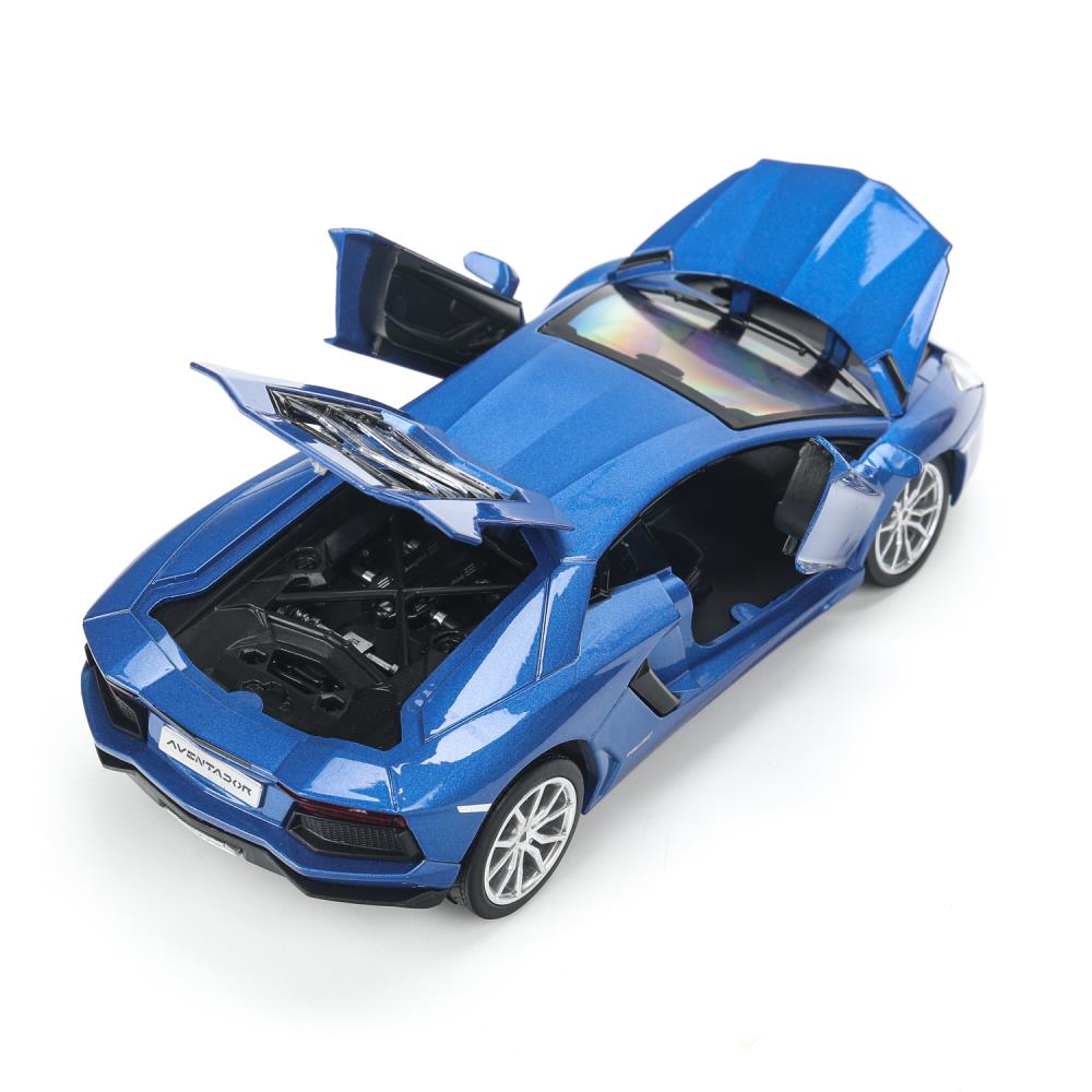 Машина металл свет-звук lamborghini aventador coupe, 19 см, двери,багажник Технопарк в кор.2*6шт