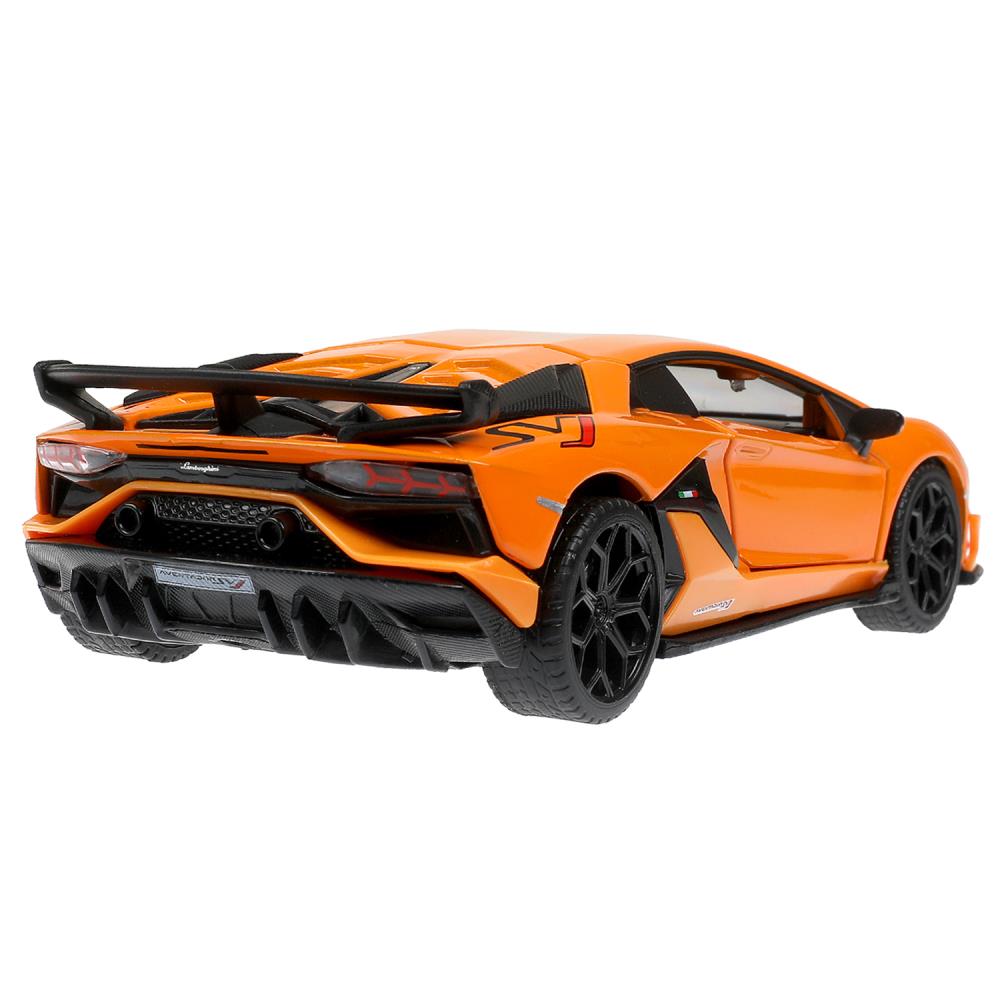 Машина металл свет-звук lamborghini aventador svj, 15,5 см, двери, инерция Технопарк в кор.2*24шт