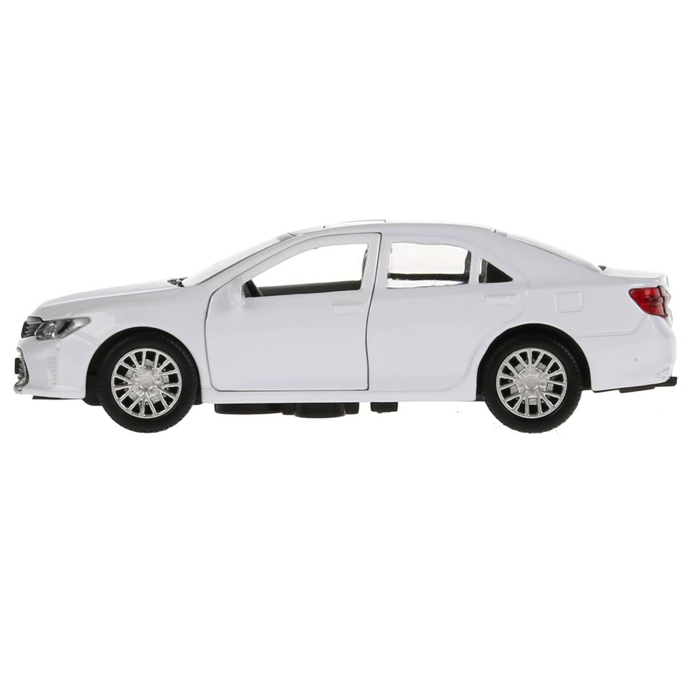 Машина металл "TOYOTA CAMRY", длина 12см, открыв. двери, инерц., белый в кор. Технопарк в кор.2*36шт
