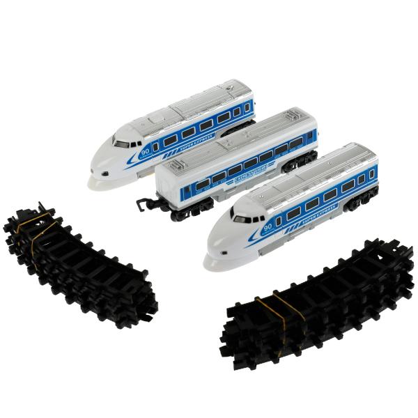 Железная дорогазвук свет-, длина пути 200, кор.48*25*6,5см ТЕХНОДРАЙВ в кор.2*12шт