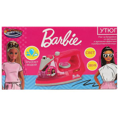 Утюг Барби свет-звук, кор.24*14*11,4см ИГРАЕМ ВМЕСТЕ в кор.2*18шт