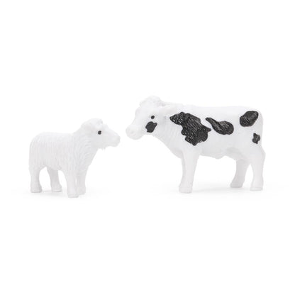 Modèle en plastique СИНИЙ ТРАКТОР ГАРАЖ скоровой и овцой ИГРАЕМ ВМЕСТЕ в кор.2*48шт