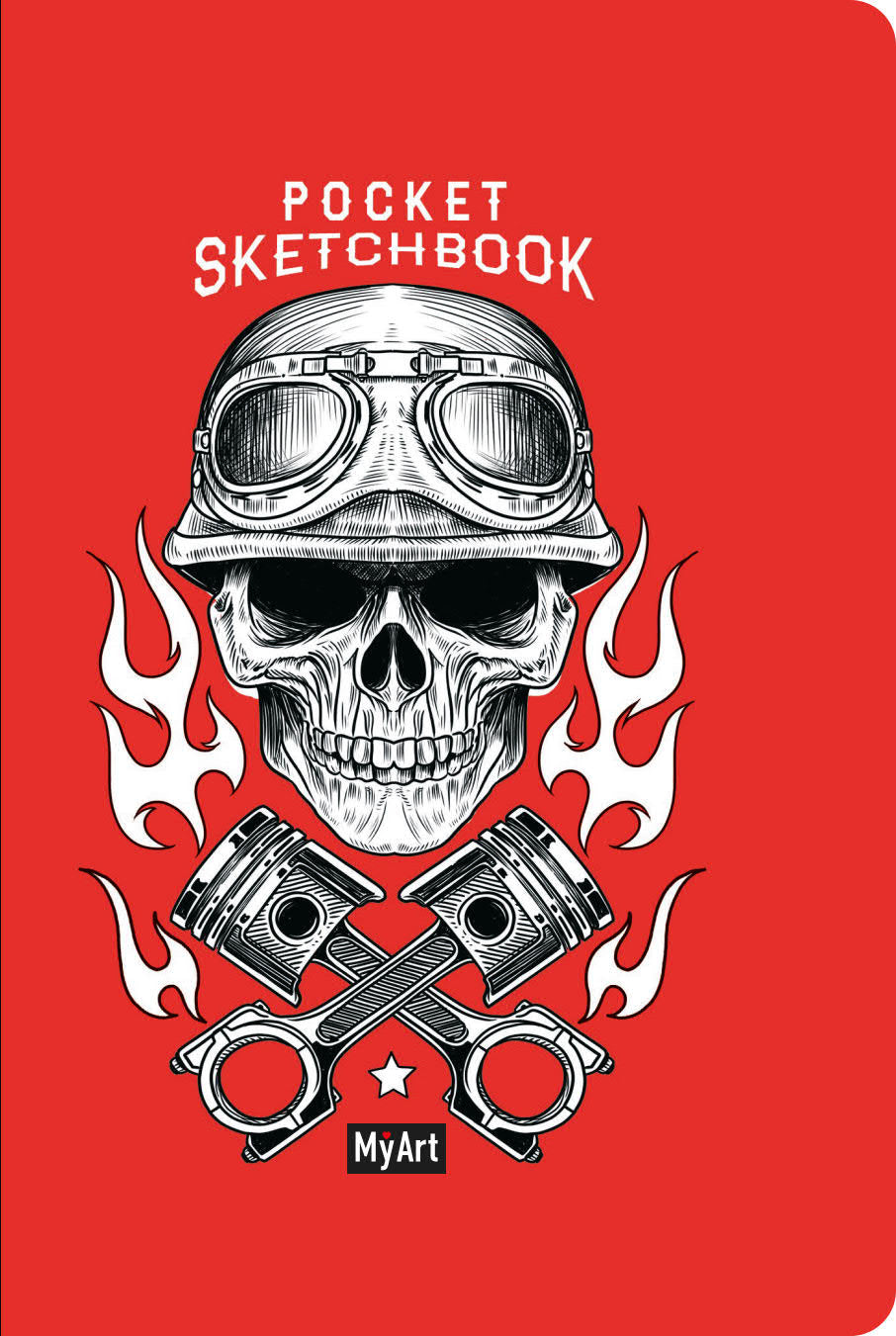 MyArt. Pocket СКЕТЧБУК. ЧЕРЕП