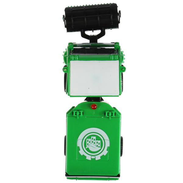 VACCAR-12SL-GN 317735 Машина металл свет-звук УБОРОЧНАЯ МАШИНА 15,5 см, двери, багажник, зеленый, кор. Те