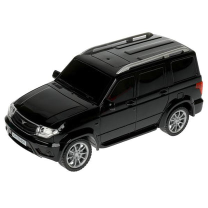 Машина р/у UAZ ПАТРИОТ 19 см, свет, черн, кор. Parc technologique en cor.2*24шт
