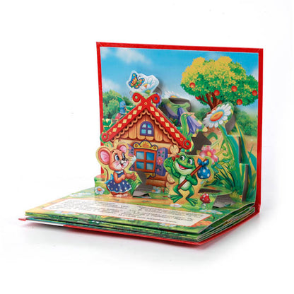 "УМКА". ТЕРЕМОК. (КАРТОННАЯ КНИЖКА-ПАНОРАМКА ДЛЯ МАЛЫШЕЙ). ФОРМАТ: 200Х175ММ. 10 СТР. в кор.28шт