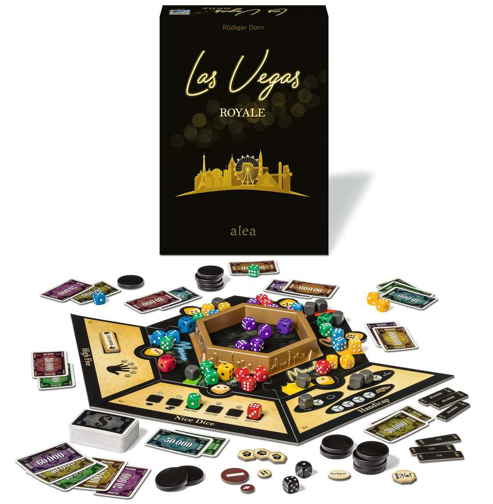 Ravensburger. Наст.игра "Las Vegas Royale" правила по QR коду (Лас-Вегас) арт.26918