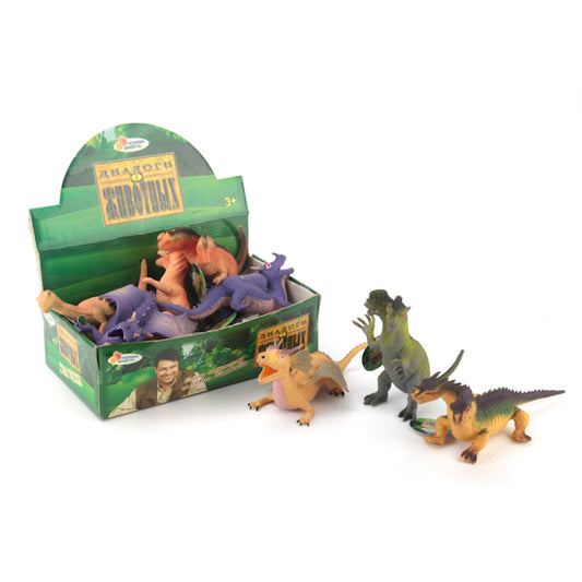 Jeu en plastique pour dragon avec assortiment. À l'écran ИГРАЕМ ВМЕСТЕ уп-12шт в кор.2*18уп