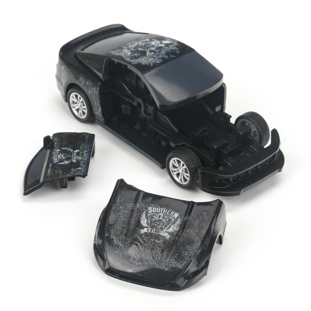 Machine en plastique pour fête de 7,5 cm, inerte, подв. дет., черный, блист. Parc technologique à Cor.24шт