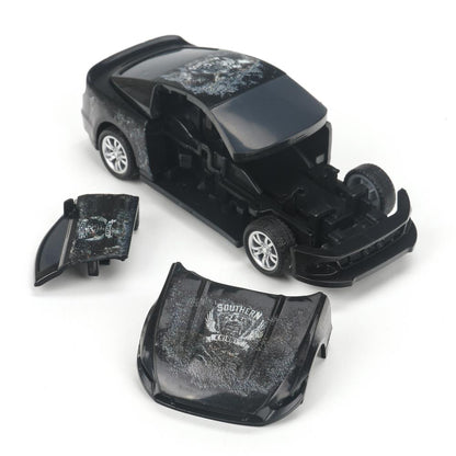 Machine en plastique pour fête de 7,5 cm, inerte, подв. дет., черный, блист. Parc technologique à Cor.24шт