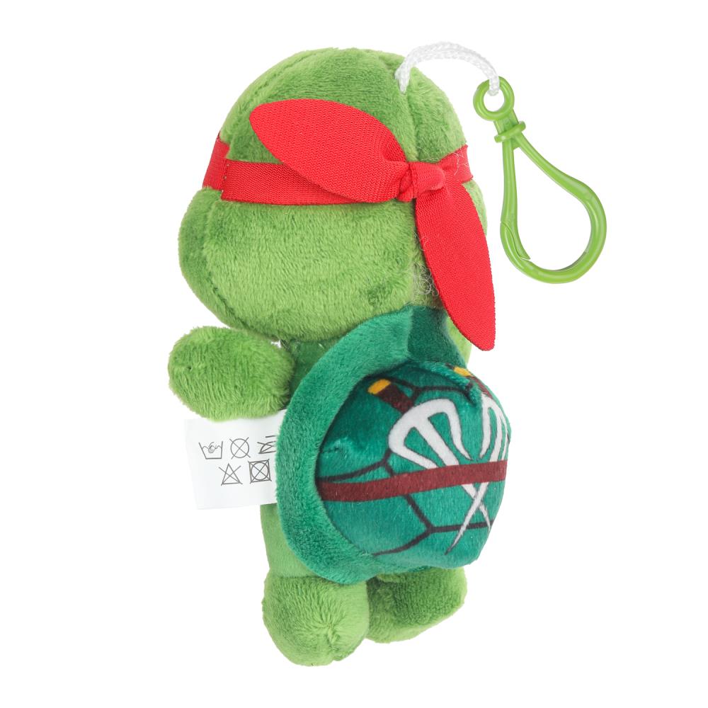 Брелок для ключей с мягкой игрушкой черепашка ниндзя 14см Добрые игрушки в кор.300шт
