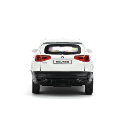 SELTOS-12-WH Машина металл KIA seltos длина 12 см, двери, багаж., инерц, белый, кор. Технопарк в кор