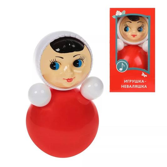 Игрушка-неваляшка Средняя (21,8 см) артикул 6С-002 в художественной упаковке, EAN - 4620005410022